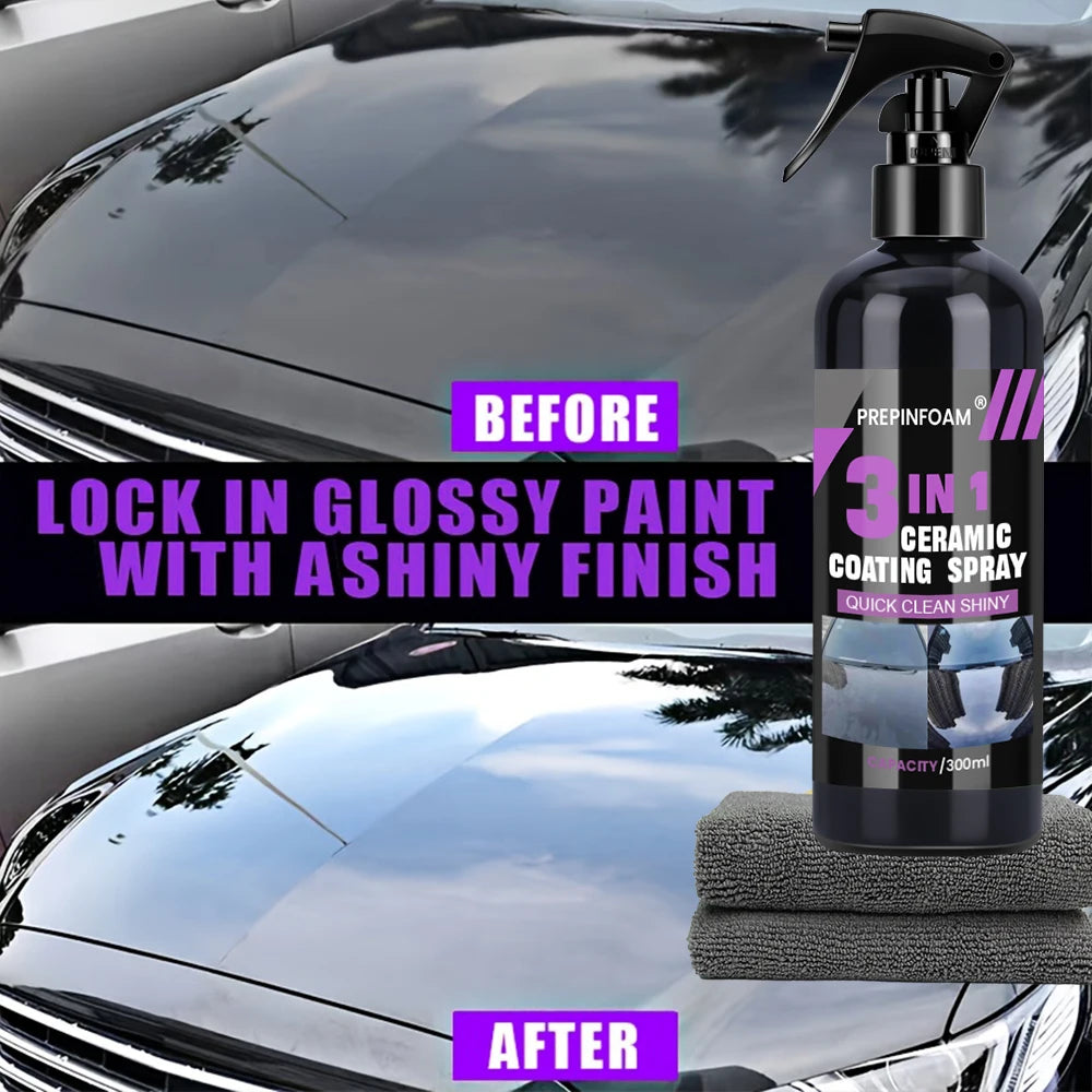3 w 1 Ceramiczna powłoka nano samochodowa w płynie, Hydrofobowa warstwa polerska JMCARS SHOP